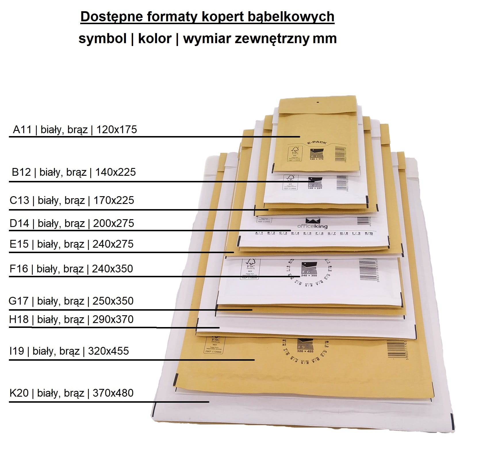 G17 Bubble kirjekuori 250 x 350 mm valkoinen - Image 8