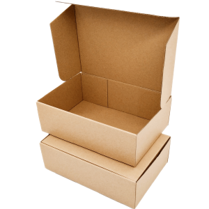 Stanssattu laatikko 240x160x80 mm MB3 XL ruskea