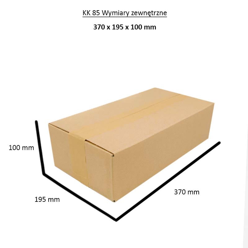 Pahvilaatikko 370x195x100 - KK 85 - Image 3