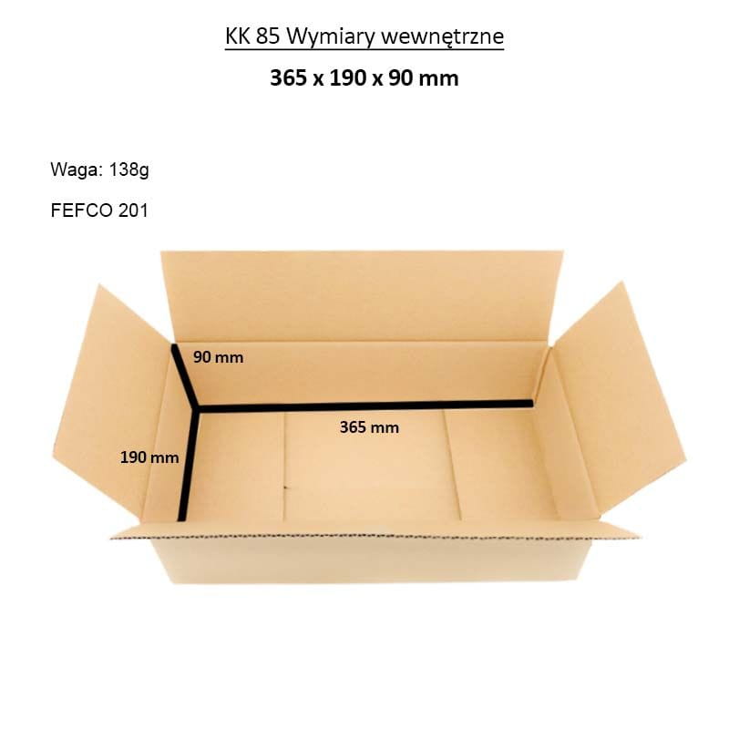 Pahvilaatikko 370x195x100 - KK 85 - Image 2