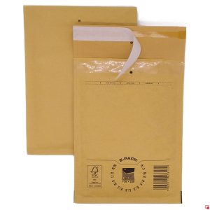 Kuplapussi 170 x 225mm ruskea C3