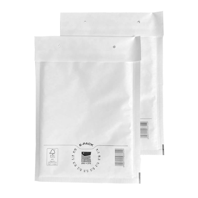 D14 Kuplakuori 200 x 275 mm valkoinen - Image 2