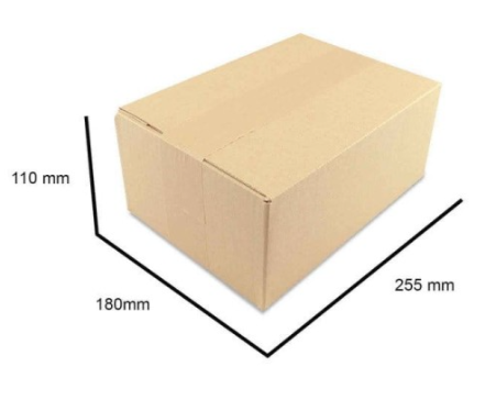 Pahvilaatikko 250x175x100mm KK24 - Image 3