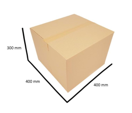 Pahvilaatikko 400x400x300mm KK92 - Image 2