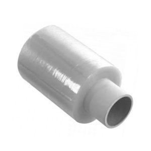 Kiristekalvo mini 100mm x 150m x 20my läpinäkyvä, pitkä hylsy